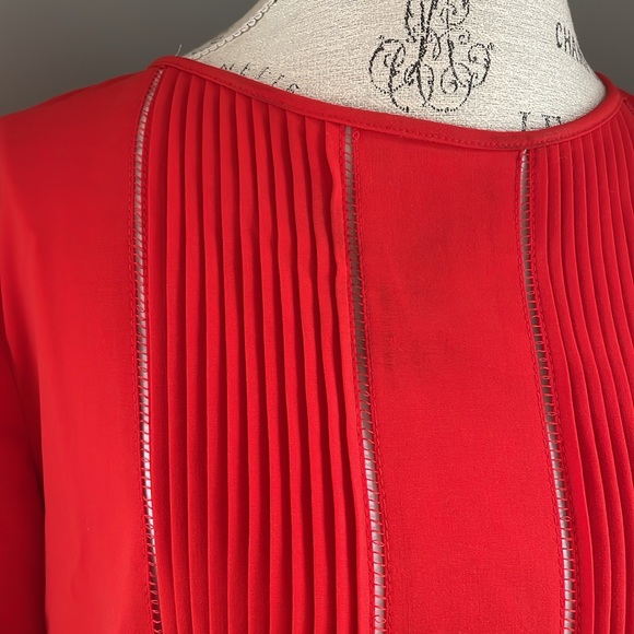 Piazza Sempione red wool sheath dress EUC size 42 - Picture 4 of 14